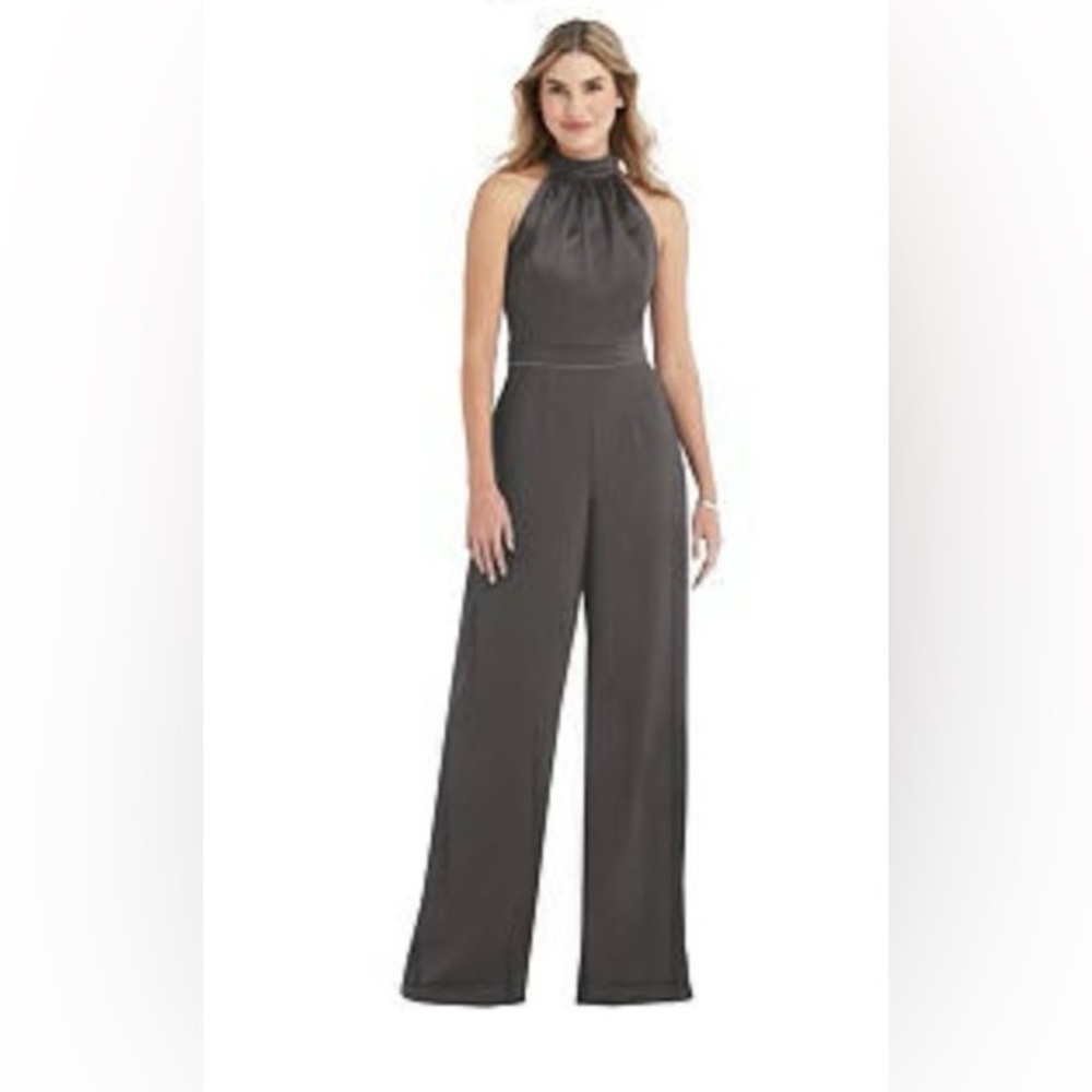 After Six Crepe open back jumpsuit size 6